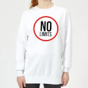 Image of No Limits Womens Sweatshirt - White - 3XL