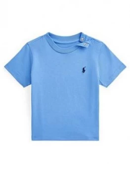 Image of Ralph Lauren Baby Boys Classic Short Sleeve T-Shirt - Harbour Island Blue