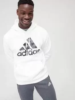Image of adidas Camo Hoodie - White Size XL Men
