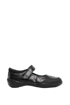 Image of Leather Touch Fastening School Shoe