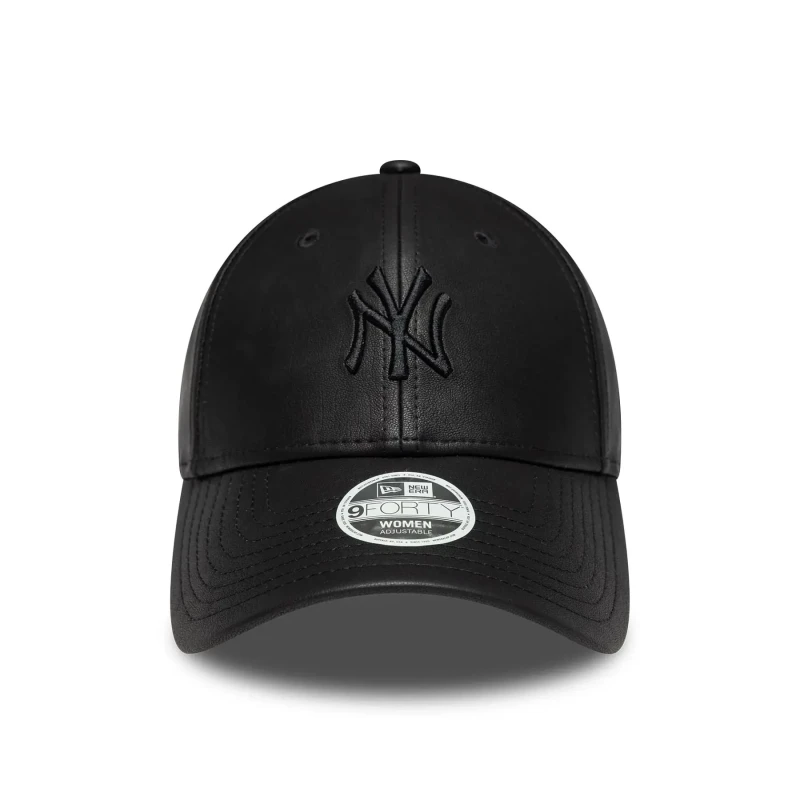 Image of new era New York Yankees womens baseball cap New Era 9Forty Noir Female TU