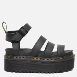 image of Dr. Martens Womens Blaire Quad Sandals - Black - UK 3