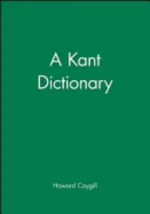 Image of kant dictionary