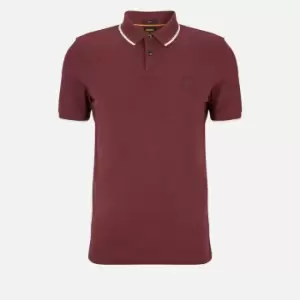 Image of BOSS Passertip Slim Fit Cotton-Blend Polo Shirt - L