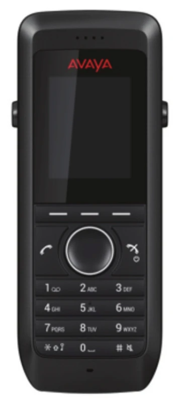 Image of Avaya DECT 3730 DECT telephone handset Caller ID Black