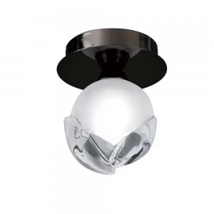 Image of Ceiling 1 Light G9, Black Chrome