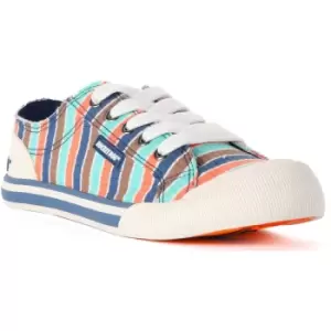 Image of Rocket Dog Womens Jazzin Aster Lace Up Casual Plimsolls UK Size 8 (EU 41)