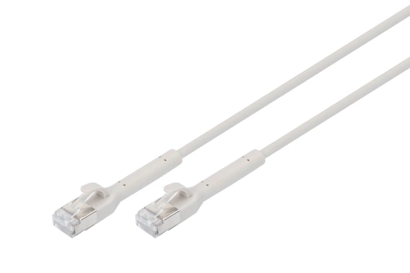 Image of Digitus CAT 6A F-FTP bendable patch cord. copper. 1.5 m. gray