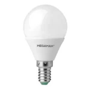 image of Megaman RichColour 5.5W LED E14/SES Golf Ball Warm White 360° 470lm Dimmable - 142594