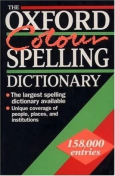 Image of The Oxford Colour Spelling Dictionary by Maurice Waite Book