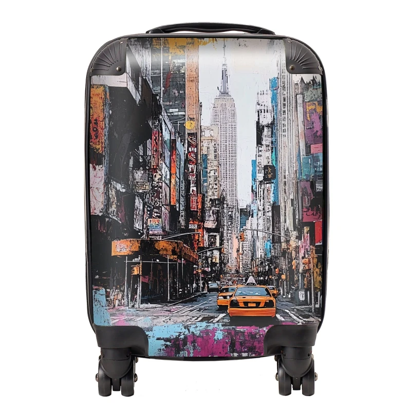 Image of Designer Luggage Jasper Reed: 00018 Suitcase Size: Large Multicolor Unisex Large