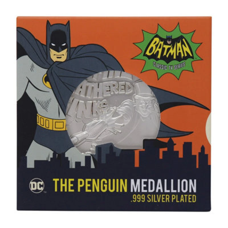 Image of Fanattik The Penguin .999 Silver Plated Medallion