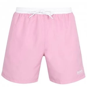 image of Hugo Boss Starfish Swim Shorts Pink/White Size L Men