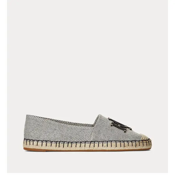 image of Cameryn Canvas/Leather Espadrilles