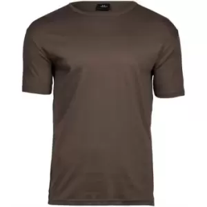 image of Tee Jays Mens Interlock T-Shirt (3XL) (Chocolate Brown)