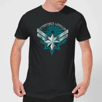 Image of Captain Marvel Starforce Warrior Mens T-Shirt - Black - 3XL - Black
