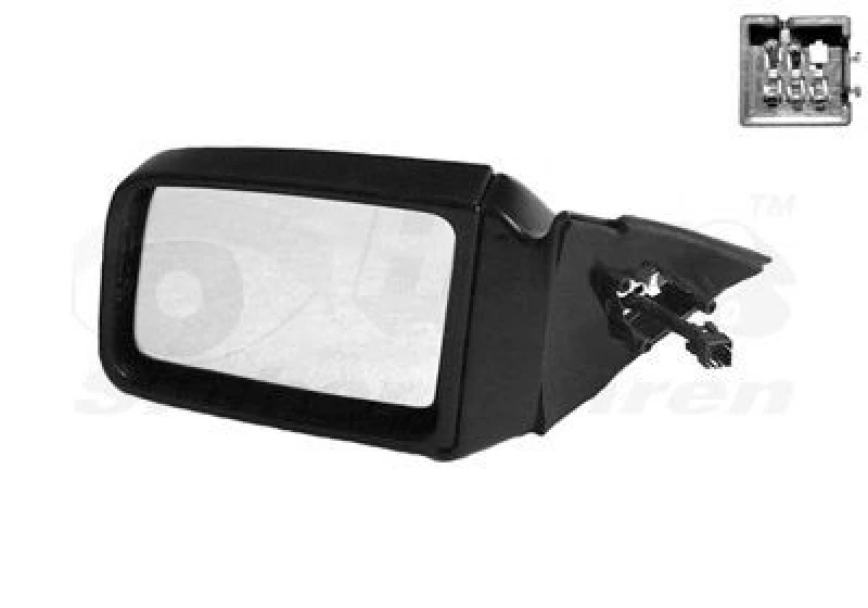 Image of VAN WEZEL Wing mirror VAN WEZEL 3734807