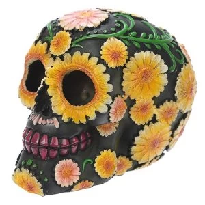 image of Fantasy Day of the Dead Daisy Skull