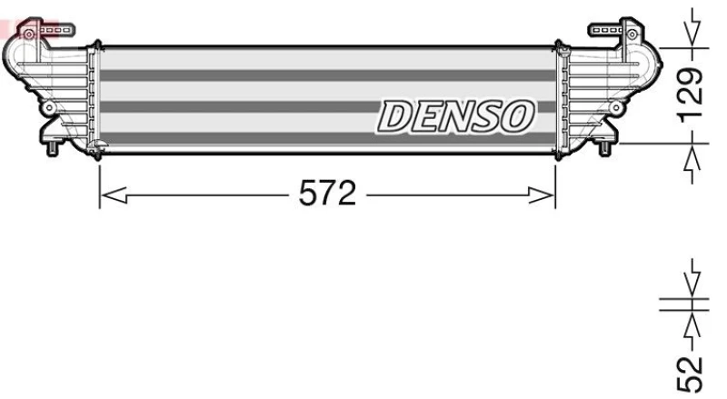 Image of DENSO Intercooler DENSO DIT09121