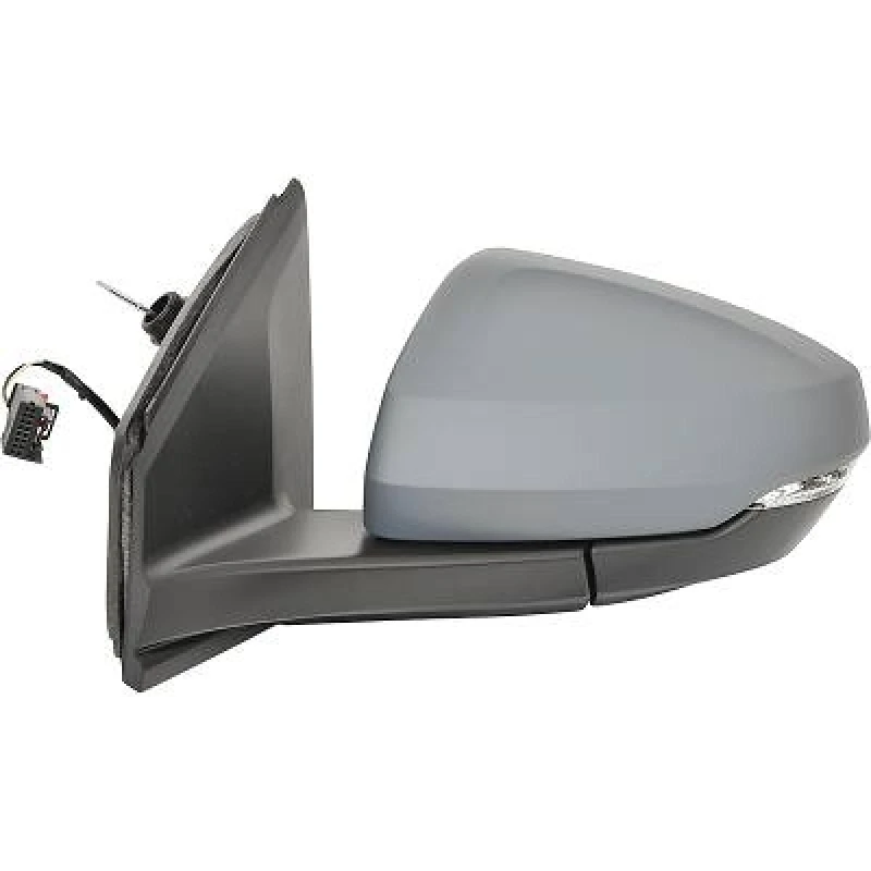 Image of DIEDERICHS 2209027 Wing mirror Left, for manual mirror adjustment, primed Outside Mirror (50)
