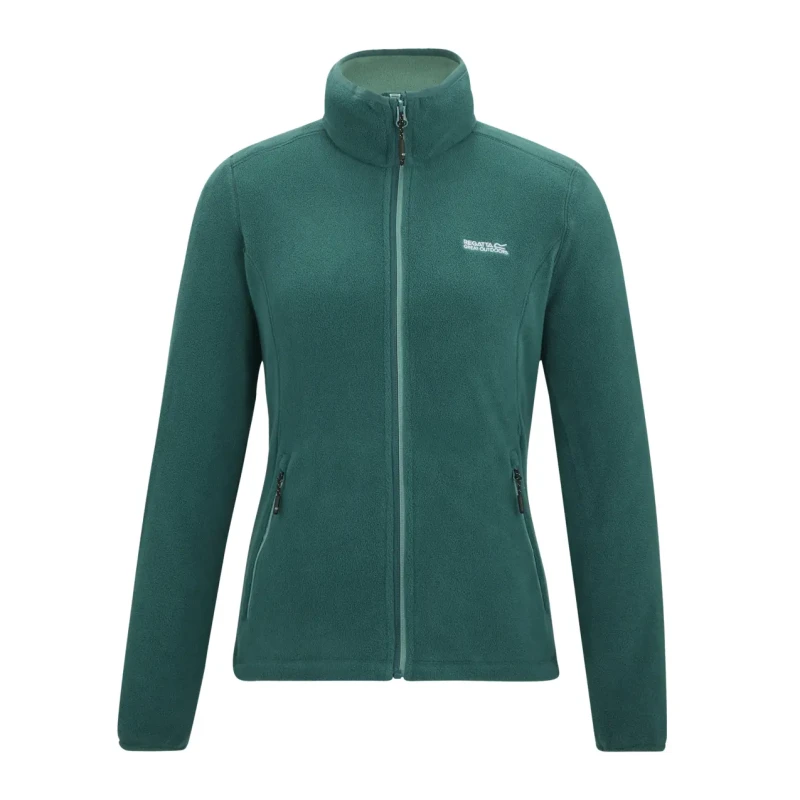Image of Womens zipped fleece Regatta Floreo IV Vert Female 38
