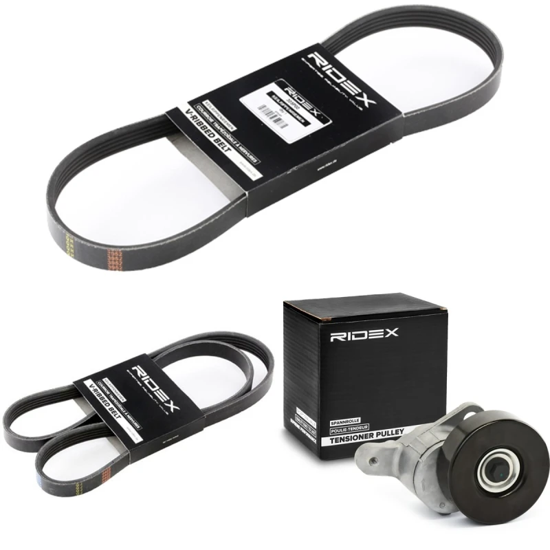 Image of RIDEX 542R0627 V-ribbed belt set V-Ribbed Belt Set (542)