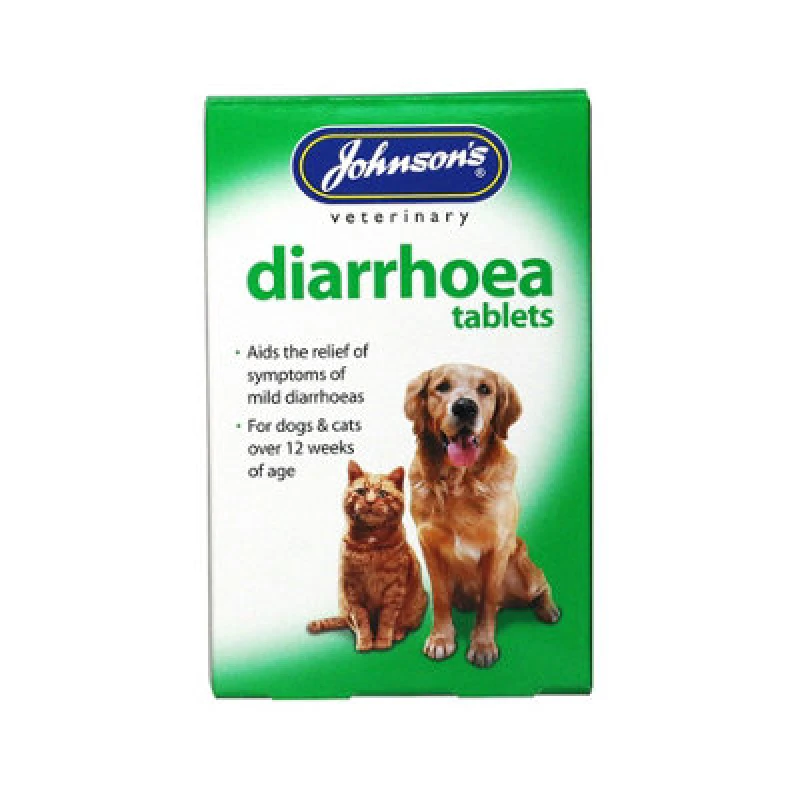 Image of Johnsons Veterinary Dog & Cat Diarrhoea 12 Tablets