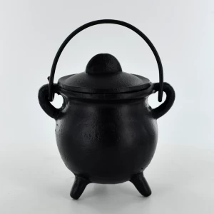 Image of Plain Small Cast Iron Cauldron Ornament