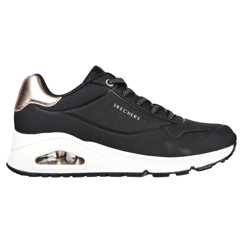 Image of Womens sneakers Skechers Uno - Shimmer Away Noir Female 39