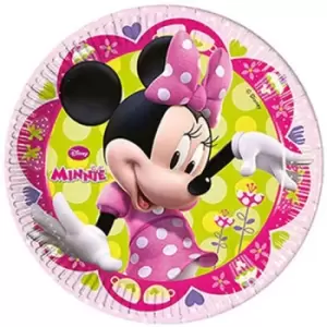 Image of Minnie Bow Paper Plates Party Accessory