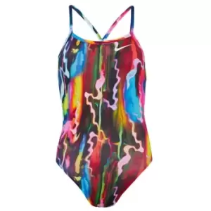 Image of Nike Crossback Swimsuit Womens - Green