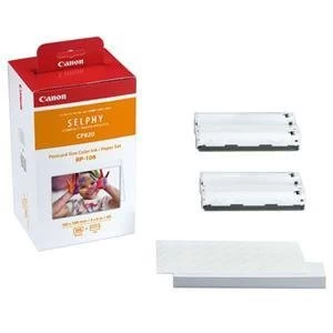 Image of Original Canon RP-108IP Colour Ink & Paper Pack Postcard