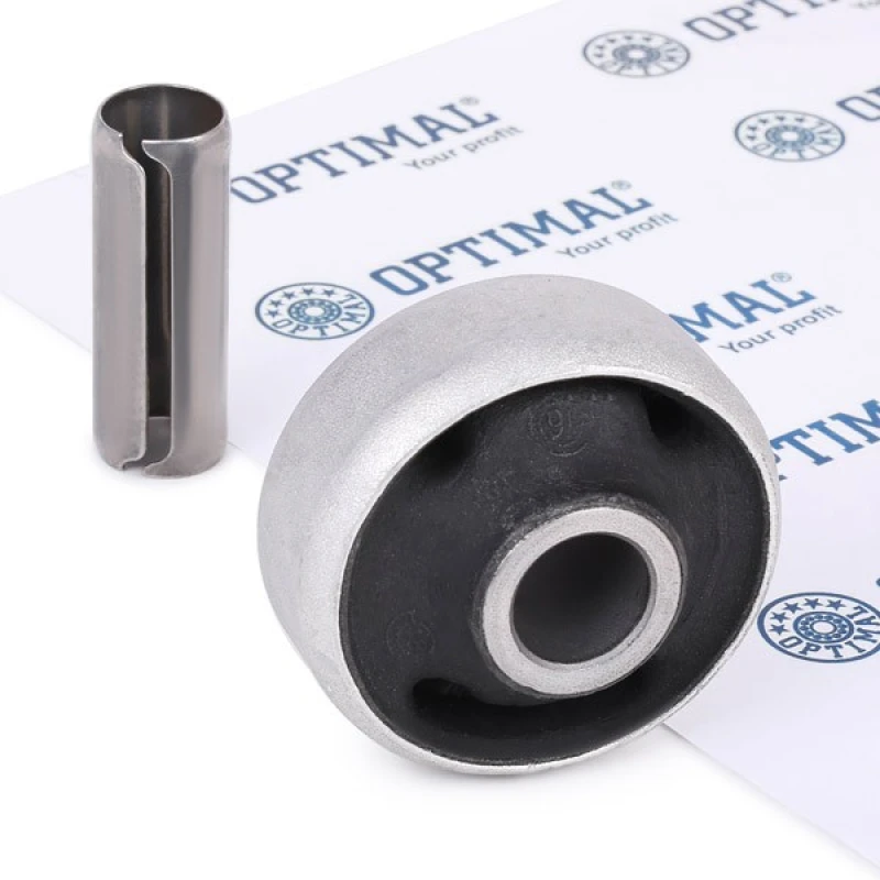 Image of OPTIMAL F8-1008 Arm Bushes both sides, for control arm, with mounting sleeve Control Arm-/Trailing Arm Bush (251)