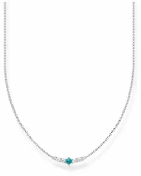 Image of Thomas Sabo KE2093-405-17-L42V Silver Turquoise Zirconia Jewellery
