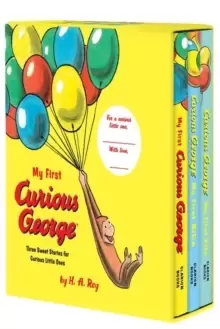 Image of My First Curious George 3-Book Box Set : My First Curious George, Curious George: My First Bike, Curious George: My First Kite