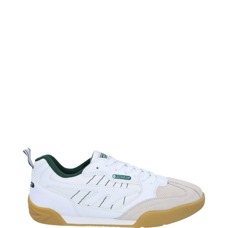 Image of Hi-Tec Hi-Tec Squash Unisex Trainer in White Size: 3.5 White 3.5 Unisex 5013342936734