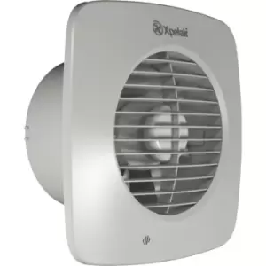 image of Xpelair DX150TS Simply Silent 6"/150mm Square Extractor Fan w/ Timer - 93072AW