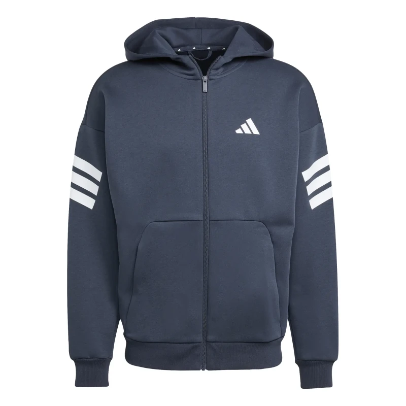 Image of Adidas Hooded sweatshirt adidas Future Icons 3-Stripes Bleu Male 3XL