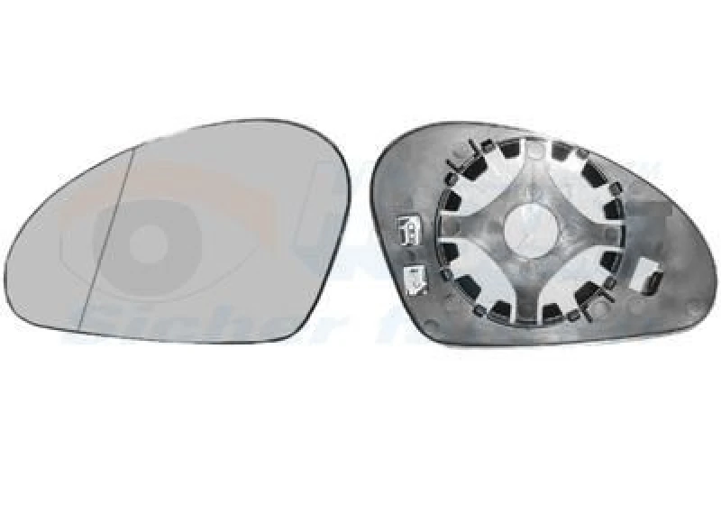 Image of VAN WEZEL Wing mirror glass VAN WEZEL 4917837