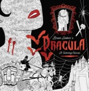 Image of dracula a coloring classic