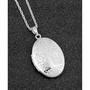 Image of Tree of Life Silver Plated Locket