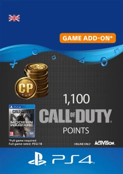 image of 1100 Call of Duty Modern Warfare Points - Digital Code - UK account