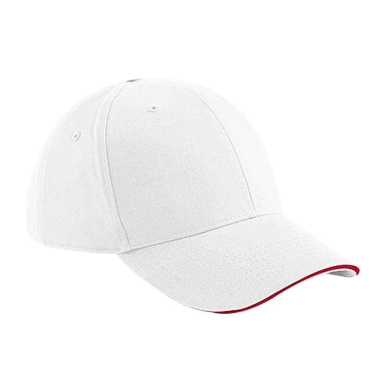 Image of Beechfield Womens Athleisure 6 Panel Baseball Cap in White White Female One Size