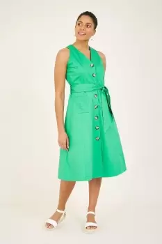 Image of Button Cotton 'Nella' Summer Dress