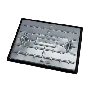 Image of Clark-Drain 5 Ton Steel Manhole Cover & Frame - 450 x 600
