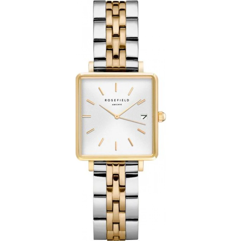 Image of Rosefield Womens QMWSSG-Q023 Boxy 22mm Quartz Watch Multicolor Female One Size
