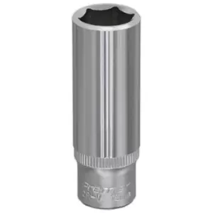 image of Sealey S1412D WallDrive Socket 12mm Deep 1/4"Sq Drive