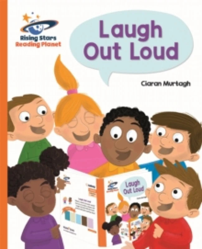 Image of Ciaran Murtagh Reading Planet - Laugh Out Loud - Orange: Galaxy Book Multi unisex
