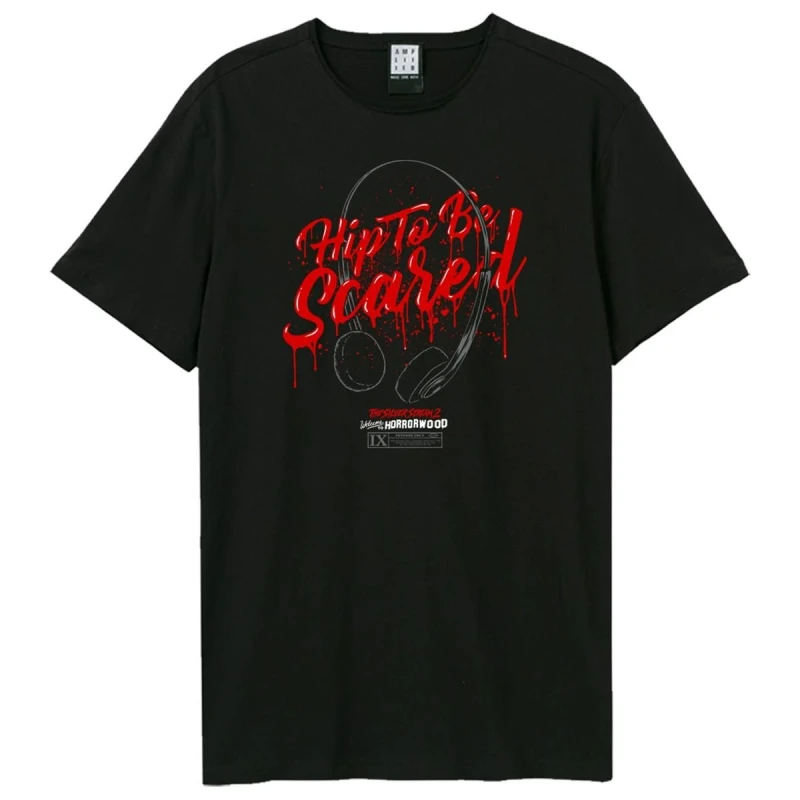 Image of Amplified Amplified Men Hip To Be Scared Ice Nine Kills T-Shirt in Black Size: X-Small Black XS Male 5063806980254