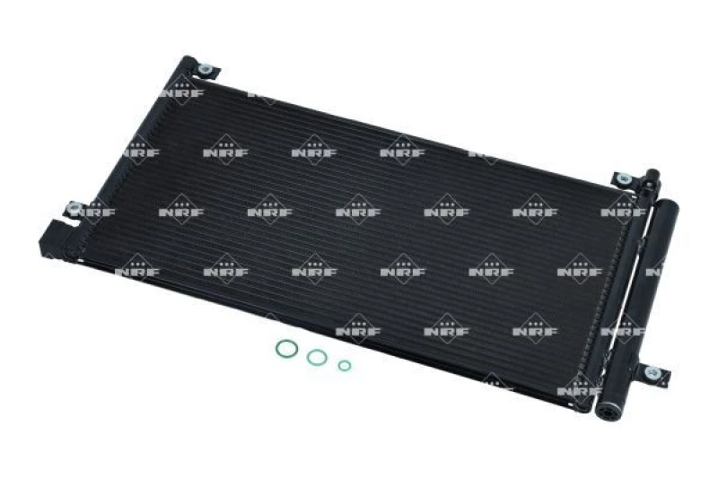 Image of NRF 350391 Condenser EASY FIT with seal ring, with nitrogen filling Aluminium Condenser,air conditioning (448)